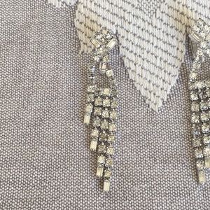 ❤️Clip on Rhinestone Evening Earrings